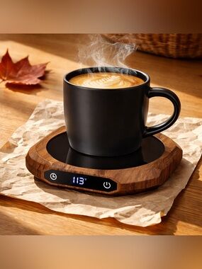 MQUPIN Electric Mug Warmer with Digital Display